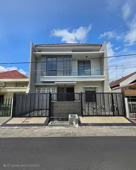 Rumah Manyar Kertoadi NEW MINIMALIS ROW 3 MOBIL