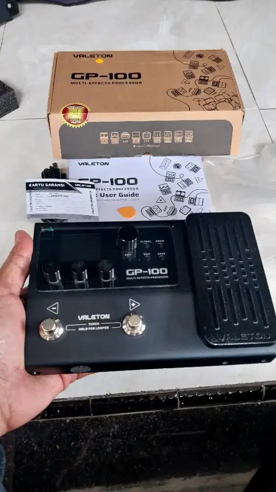 Efek gitar valetone gp 100