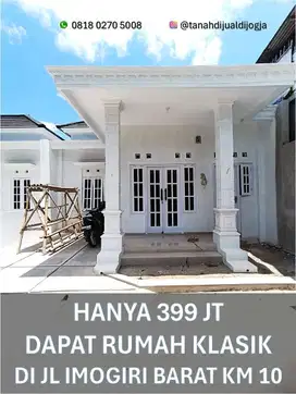 Rumah dekat RS Nur Hidayah di Jl Imogiri Barat KM 10 Proses Bangun