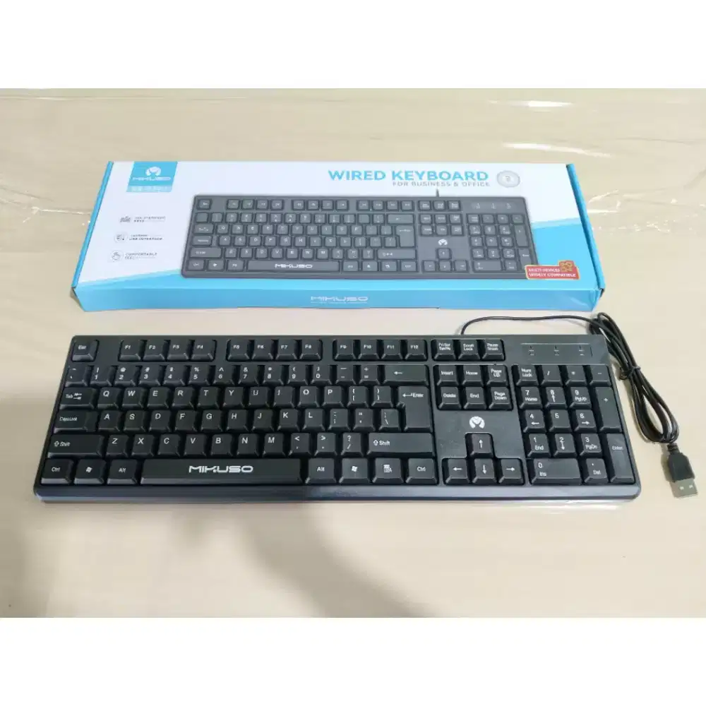 Keyboard standar USB mikuso