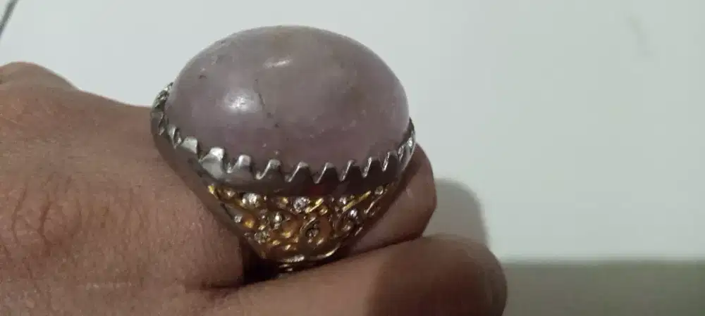 Cincin Batu Akik Jumbo Ungu