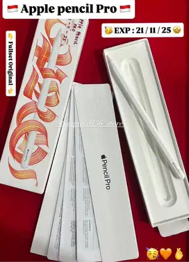 Apple Pencil Pro White Mulus Garansi On