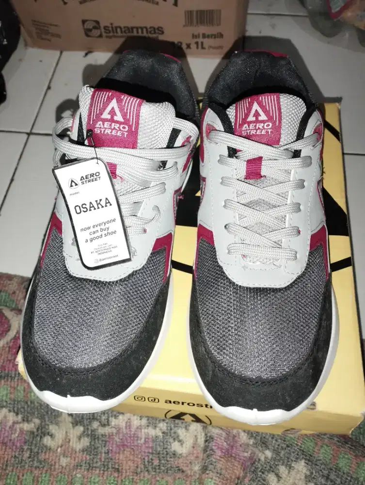 Sepatu Aero street osaka baru ukuran 43