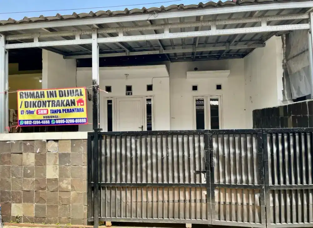 Dijual atau Dikontrakan Rumah Pribadi Second