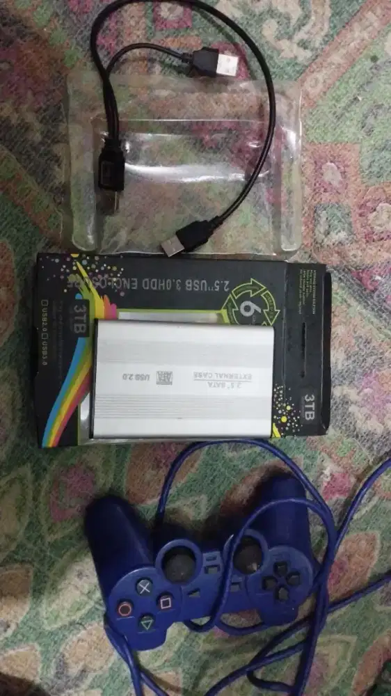 Hardisk eksternal ps3 + stik ps2