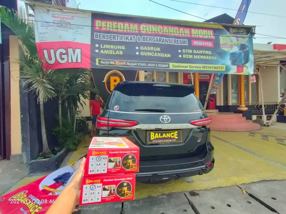 Mobil EMPUK ANTI GRUDUK di Jl Berlubang psng BALANCE DAMPER