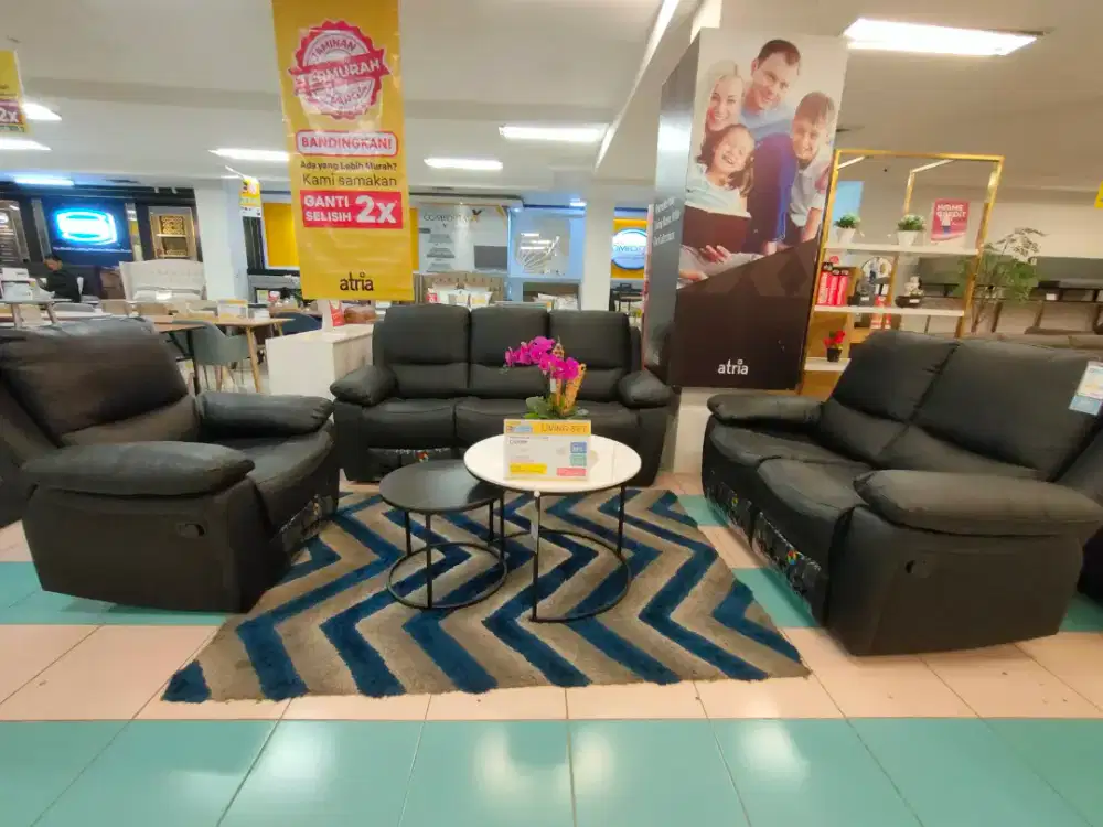 LIVANA SOFA RECLINER SET CICILAN BUNGA BISA 0%