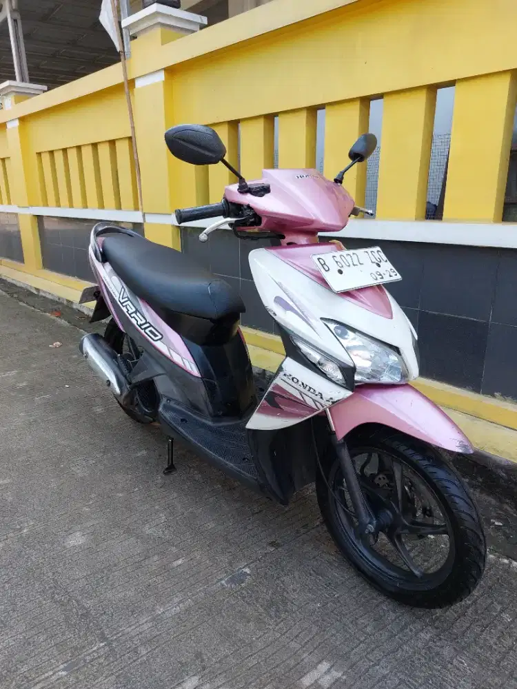 Vario 2009 pink surat lengkap mesin sehat