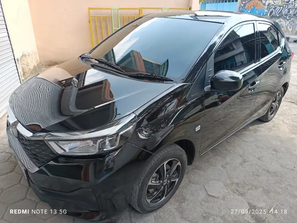 Dijual Honda Brio Facelift Matic 2024 Hitam KM 15rb record