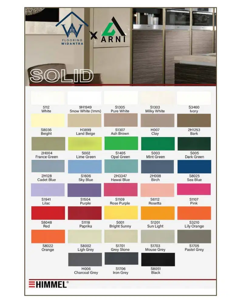 HPL Himmel Furniture Solid Tebal 0,8mm