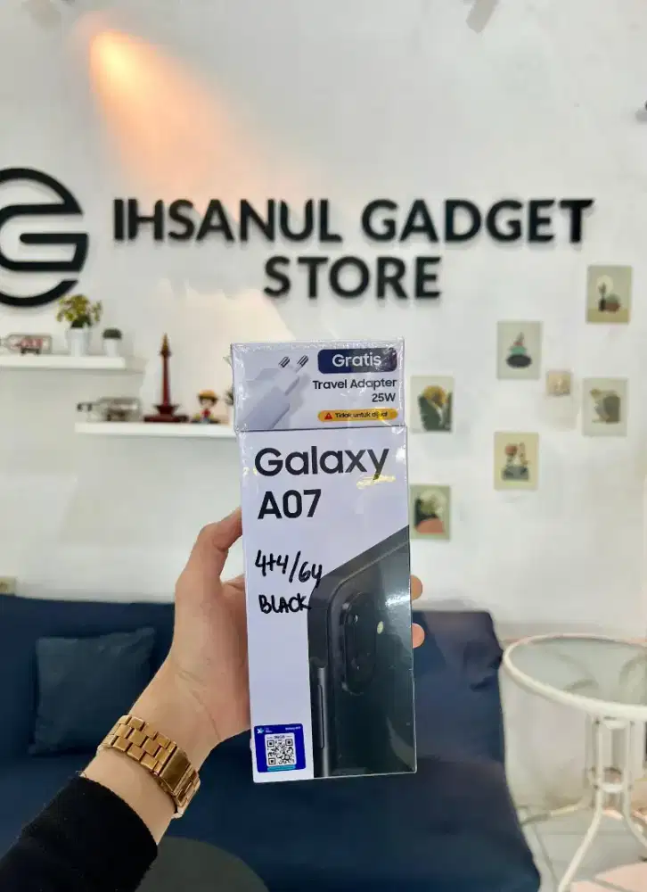 (BARU) SAMSUNG A07 RAM 4+4/64 GRATIS CASING