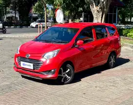 DP Minim Daihatsu Sigra 1.2 X Bensin-AT 2016 Merah SLW