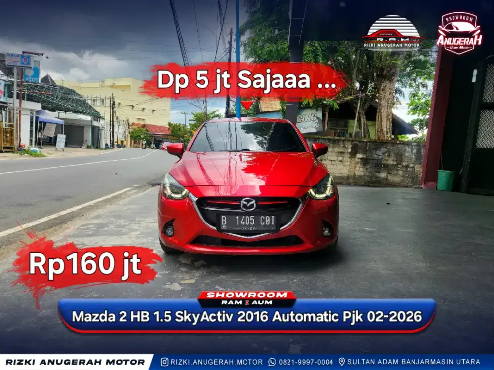 Dp 5jt Mazda 2 HB SkyActiv AT 2016 Pjk 02-2026
