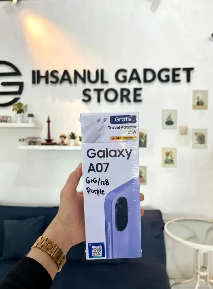 (BARU) SAMSUNG A07 RAM 6+6/128 GRATIS CASING