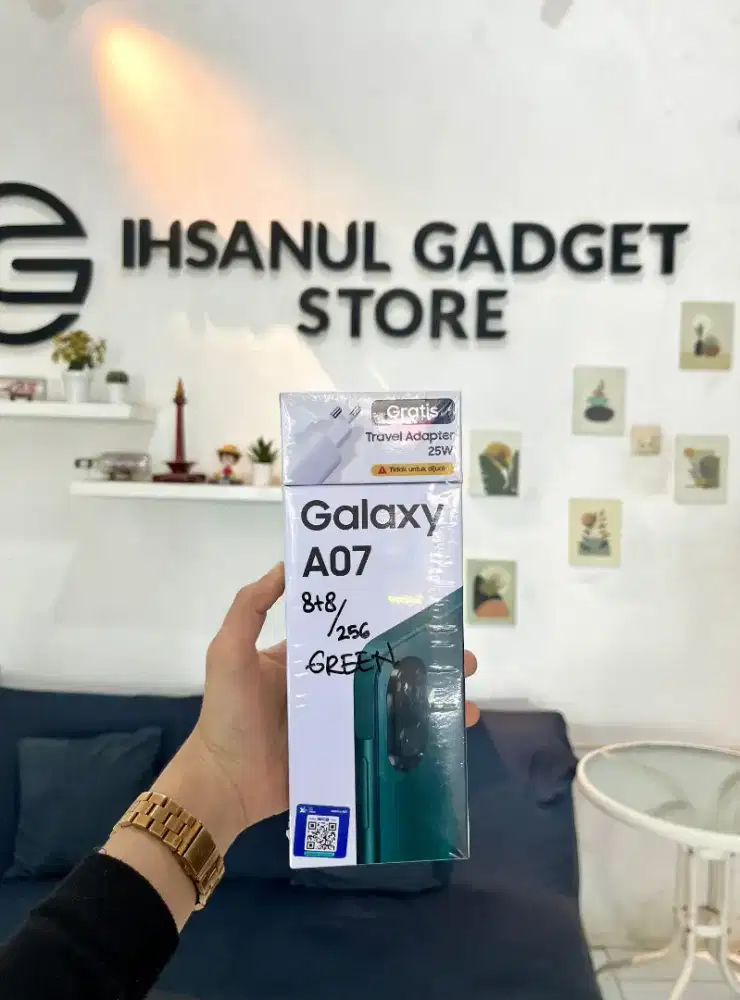 (BARU) SAMSUNG A07 RAM 8+8/256 GRATIS CASING