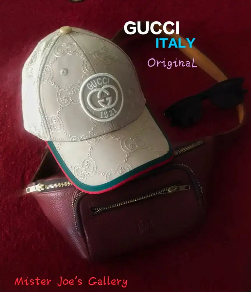 GUCCI  ITALY, Topi Super Elegan, Bergaya, Berkelas, & Eksklusif