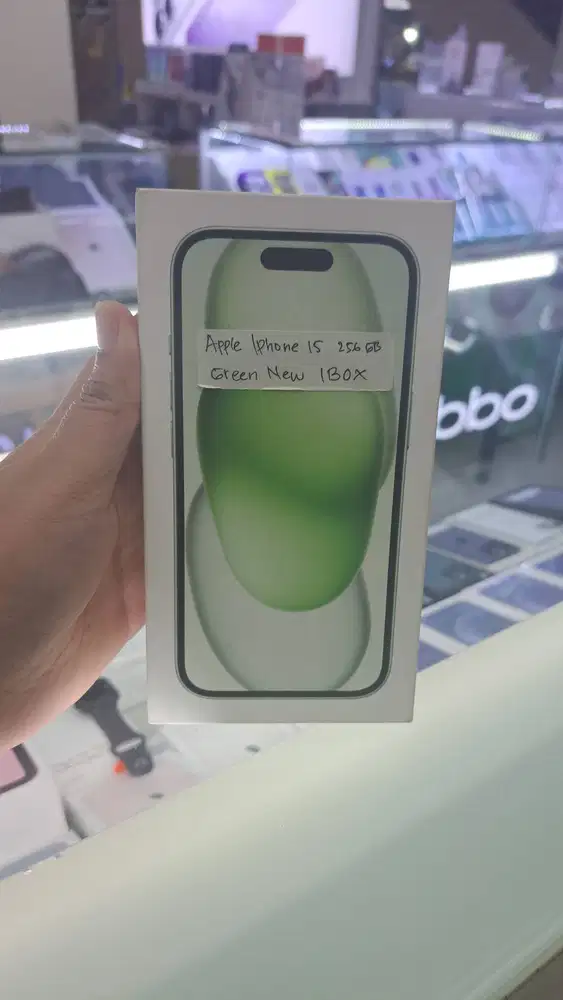 IPhone 15 256GB Green New Garansi Resmi IBOX