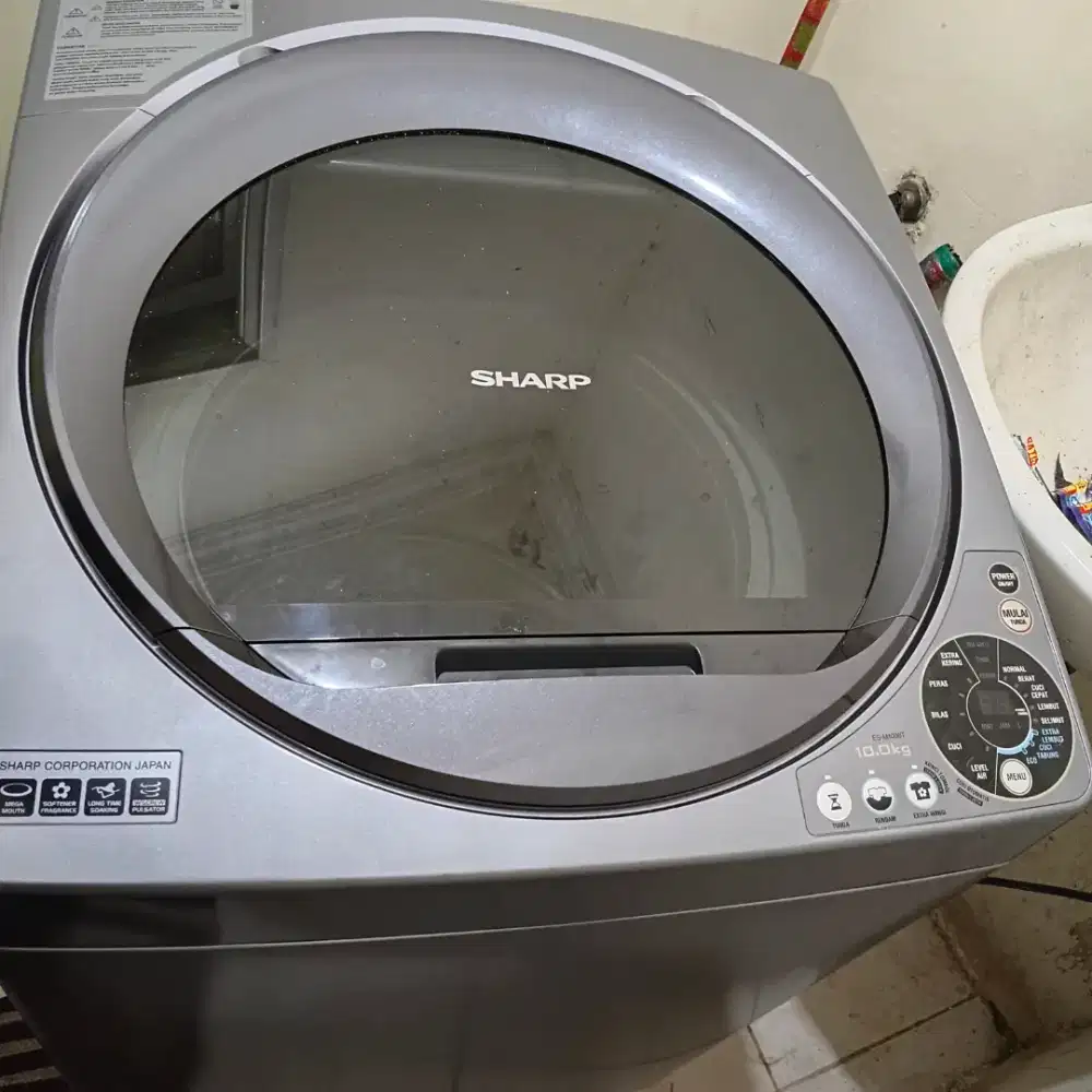 Mesin cuci sharp 1 tabung ES-M1008T-SAK