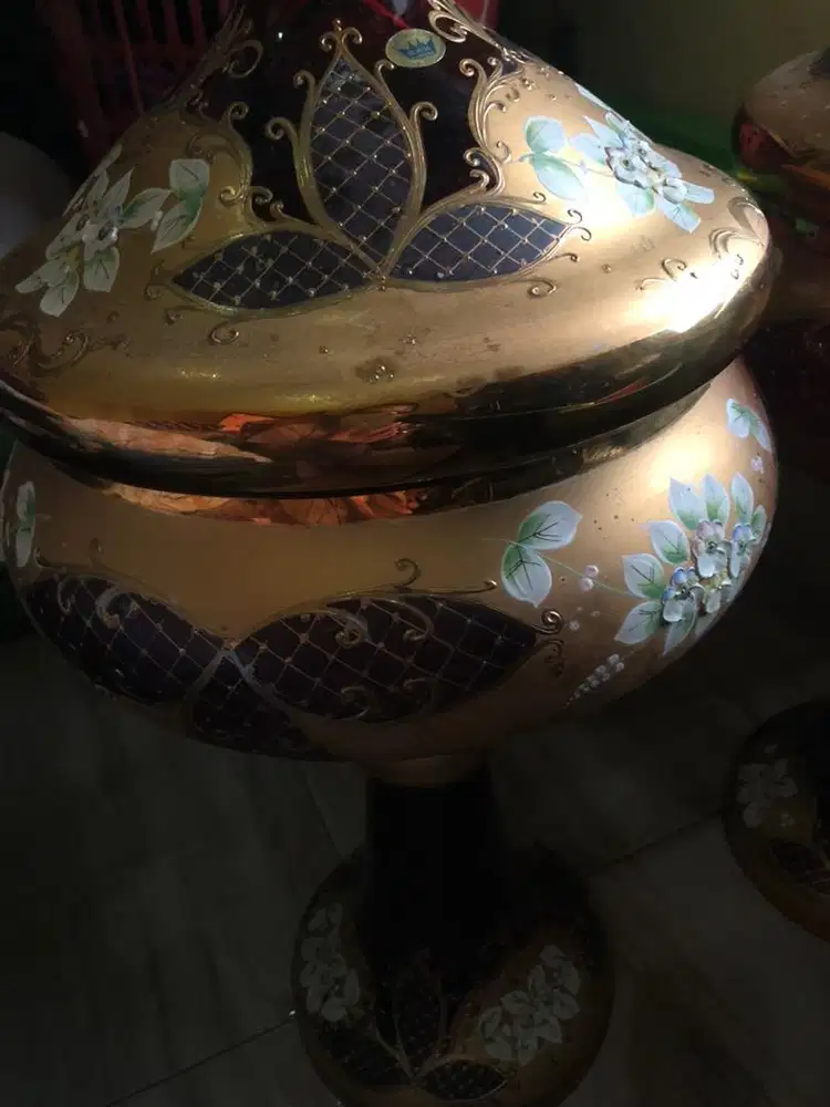 2 GUCI TOPLES KRISTAL BOHEMIA