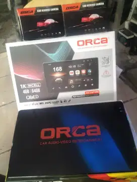 Head unit Orca ram4/64 10inchi 1k Qled plus pasang