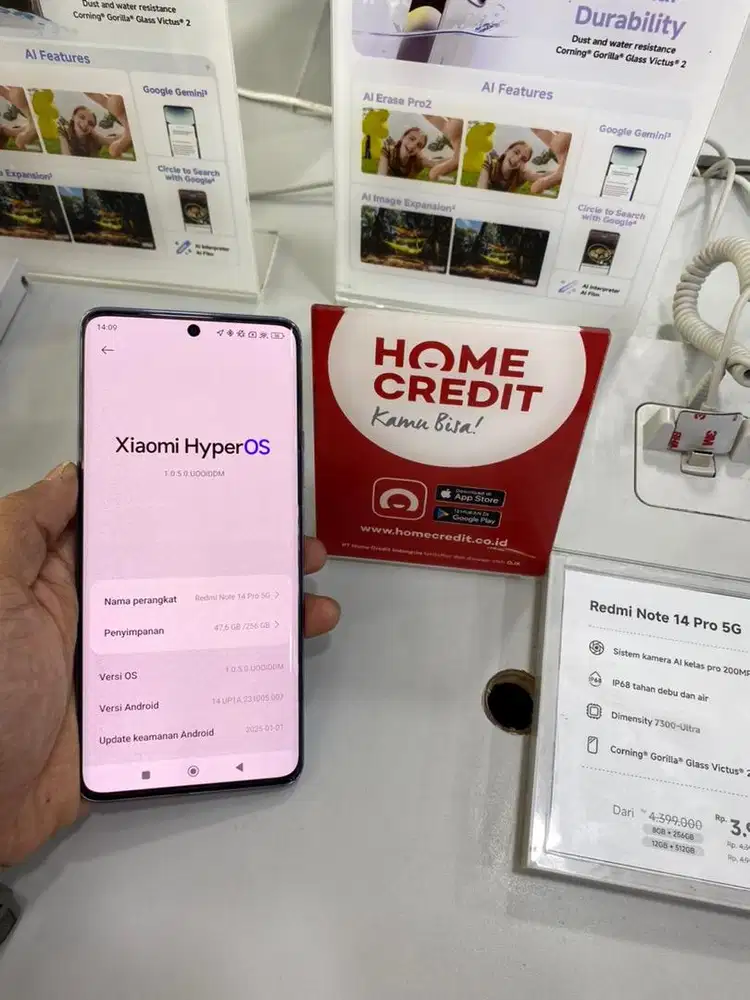 PROMO CICILAN REDMI NOTE 14 PRO 5G MULAI DARI 200RIBUN