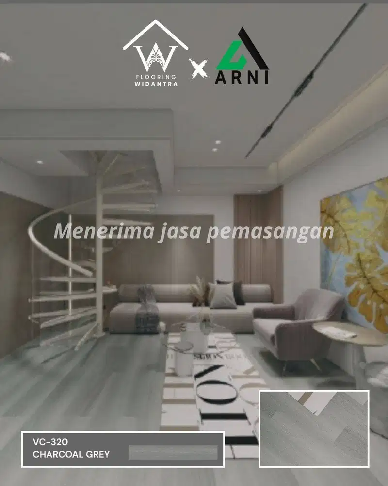 Lantai Vinyl Plank Chiara Wood Series 3mm