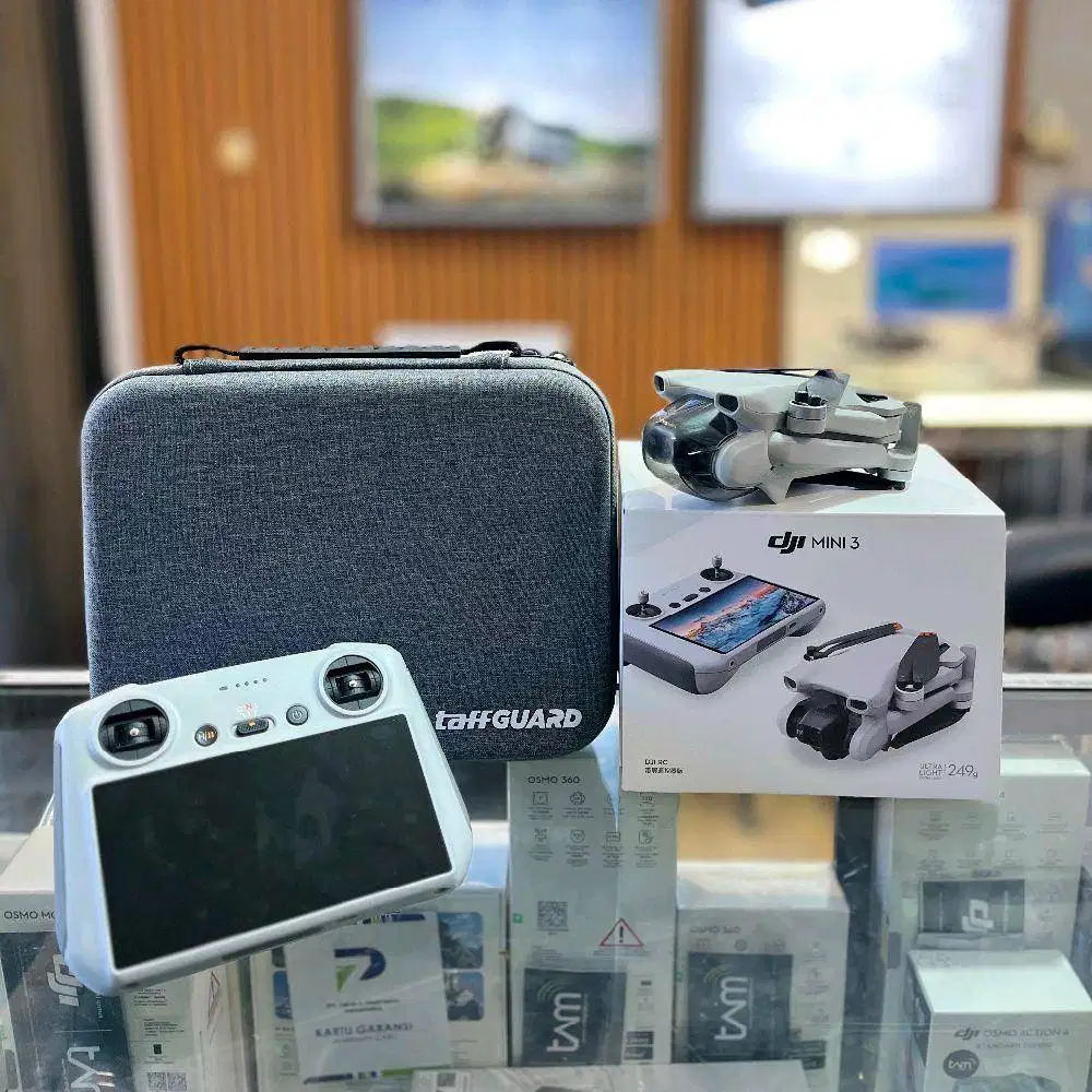 DJI Mini 3 RC Secondhand 4K Drone free tas handbag dan micro SD fullse