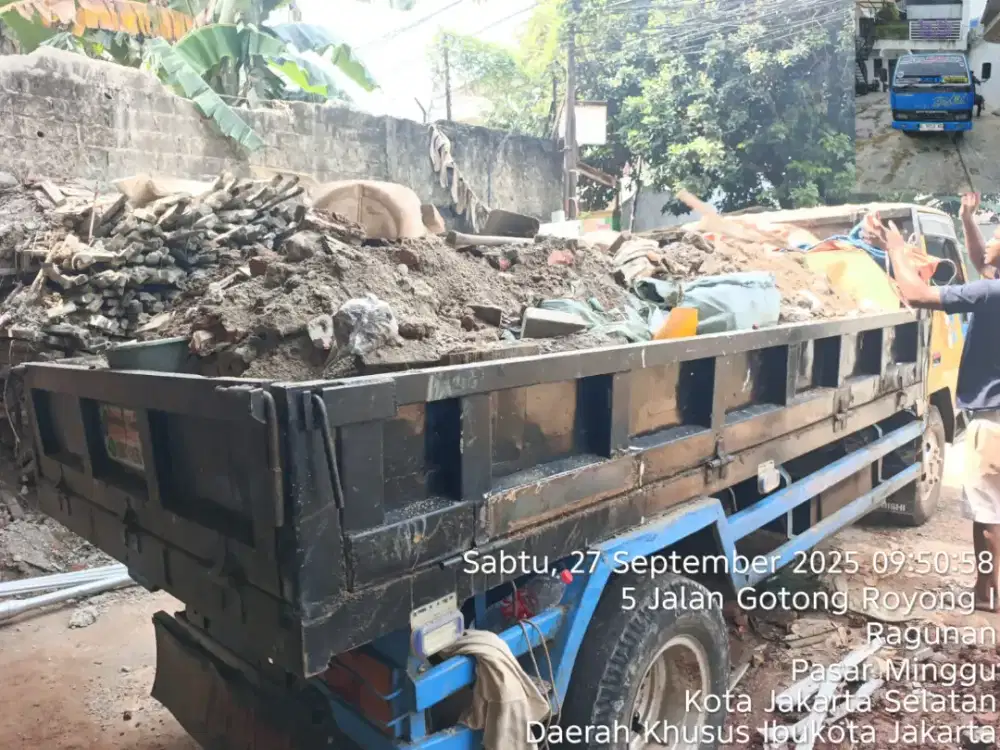 Jasa angkut puing dan pengurugan