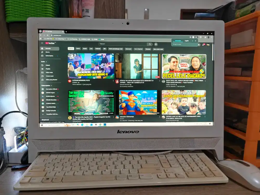 PC AIO Lenovo C20-05 2GB / SSD 128GB / HDD 500GB 20in Full HD