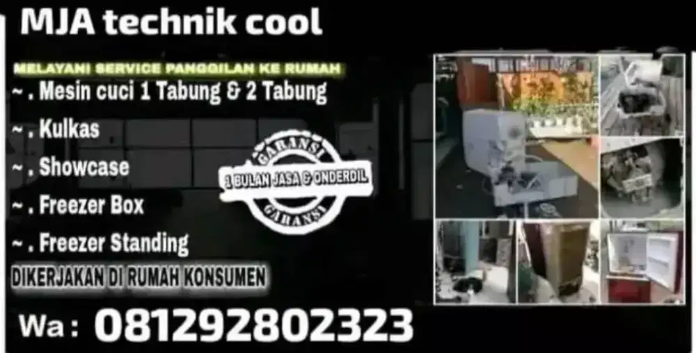 Jasa servis pendingin dan pembeku