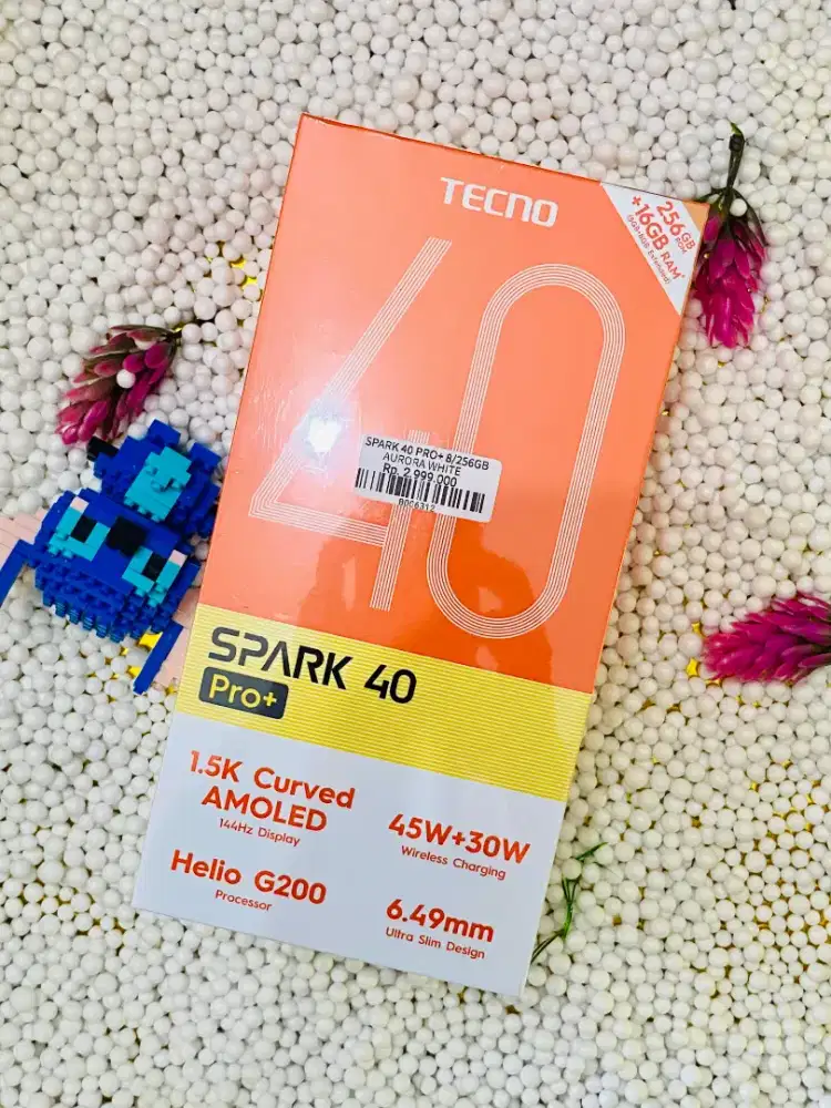Tecno Spark 40 Pro+ 16gb / 256gb Bergaransi Resmi