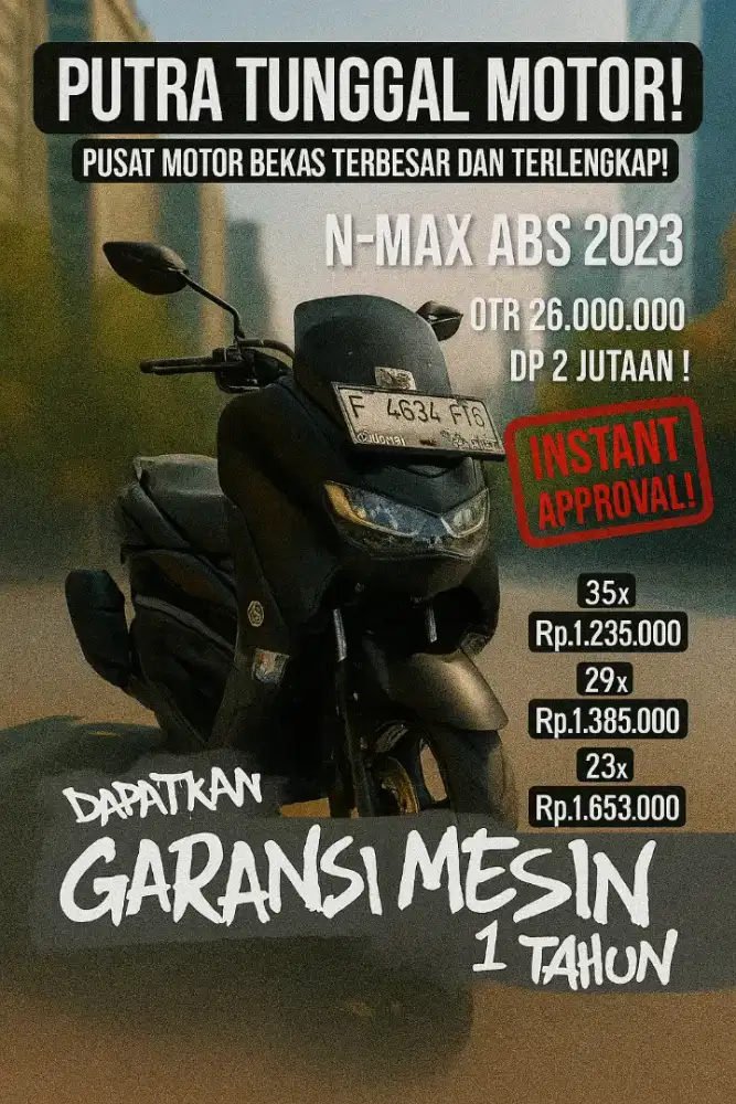 Limited edition nih. Nmax ABS Keyless.SCDD berlaku ya. Tau kan SCDD??