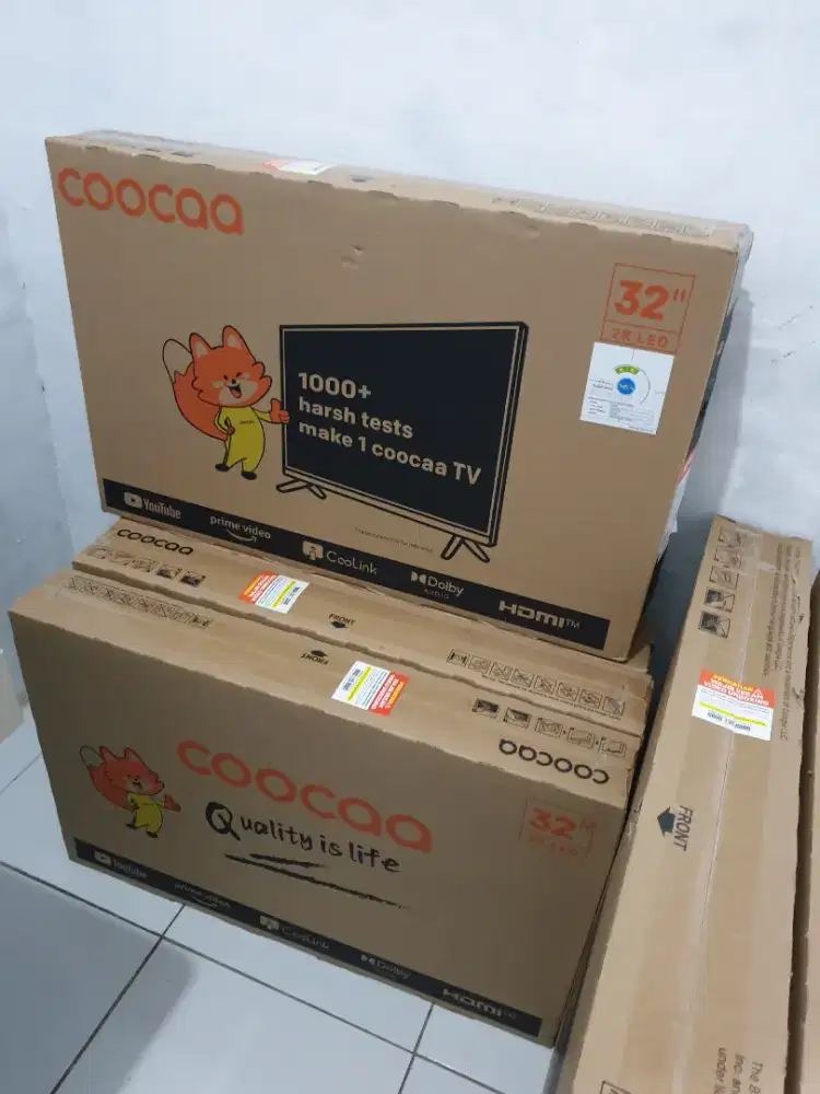 Coocaa smartTV digital 32 inch. 100% Gres, bisa COD + Setting