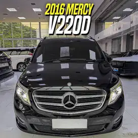 Mercedes Benz V220d Diesel 2017 NIK 2016 Black Hitam Mercy V220 d