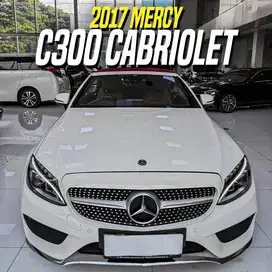Mercedes Benz C300 Cabriolet AMG 2018 NIK 2017 White Brown Putih Mercy