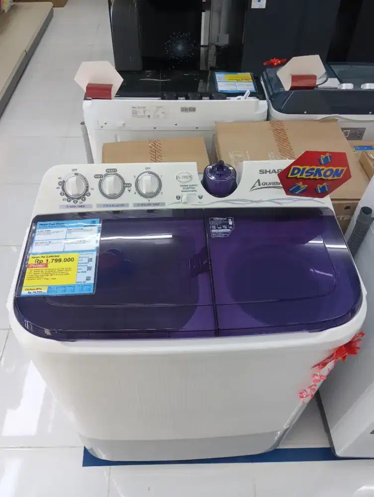 Promo Grand Opening Mesin Cuci Sharp