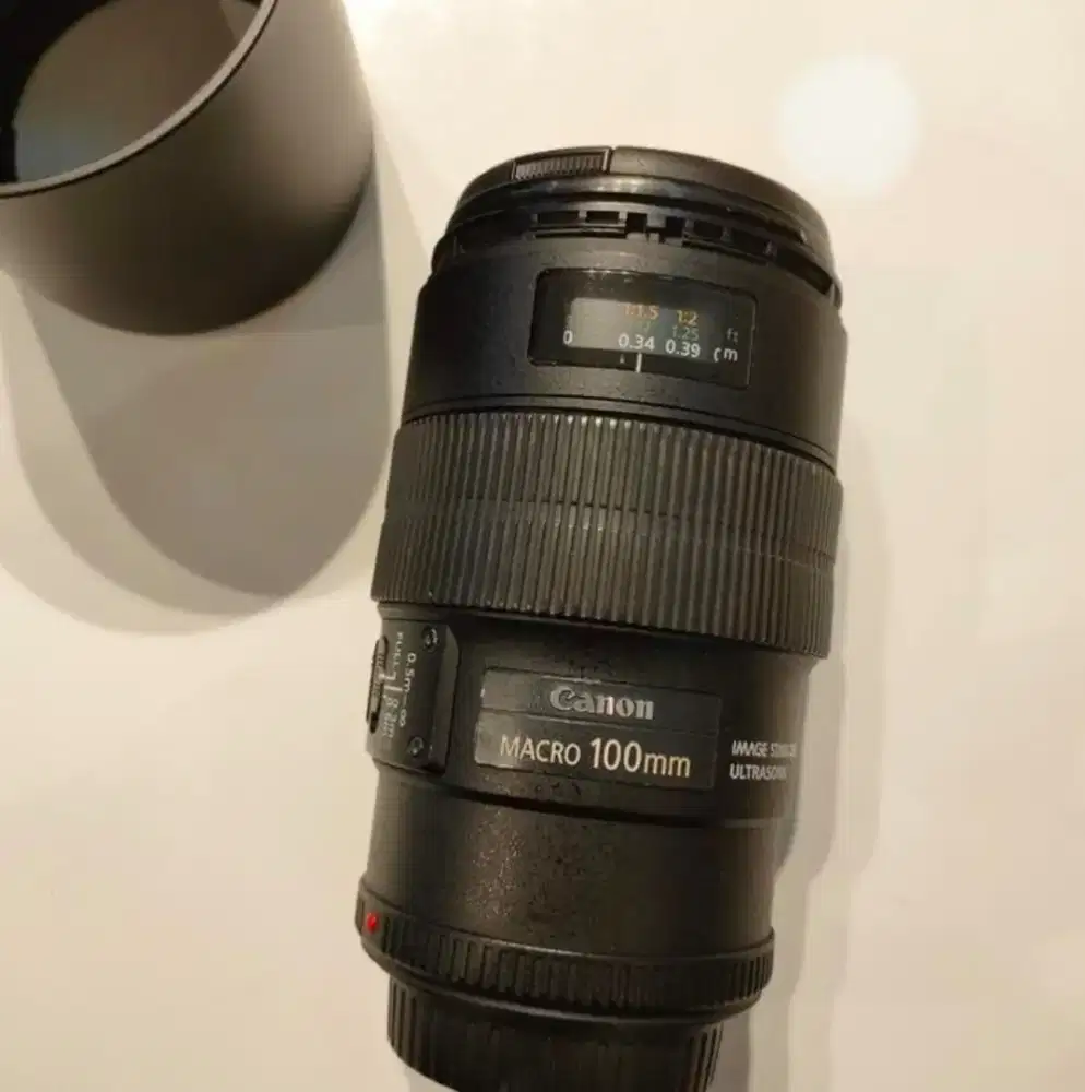 Lensa Canon EF 100mm F 2.8L IS USM Macro