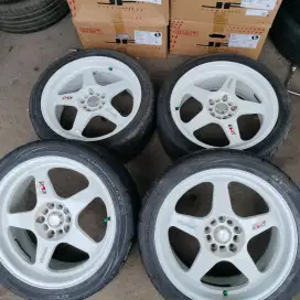 Velg spoon Evo regamaster ring 18x8 5x114,3 ET 38 ban sx2 225/40 R18