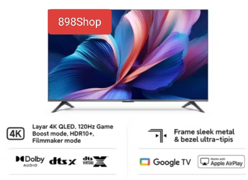 Xiaomi TV A PRO 65 QLED Google TV Android 11 UHD 4K Digital TV Resmi