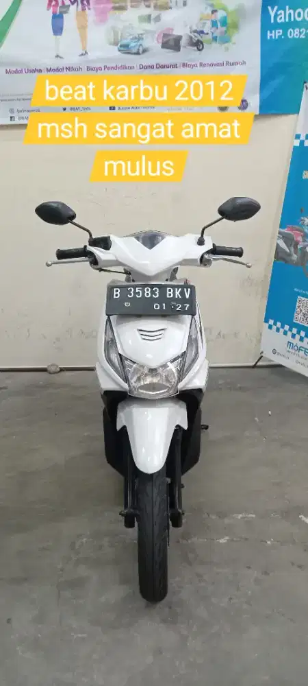 Beat carbu 2012 low km tgn 1 dari baru