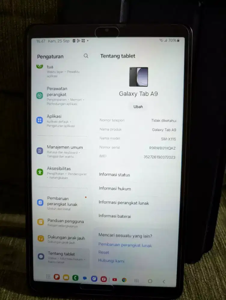 Samsung tab a9 4/64