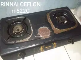 Jual Cepat Murah Kompor Rinnai Ceflon RI-522C Bekas Kompor Only