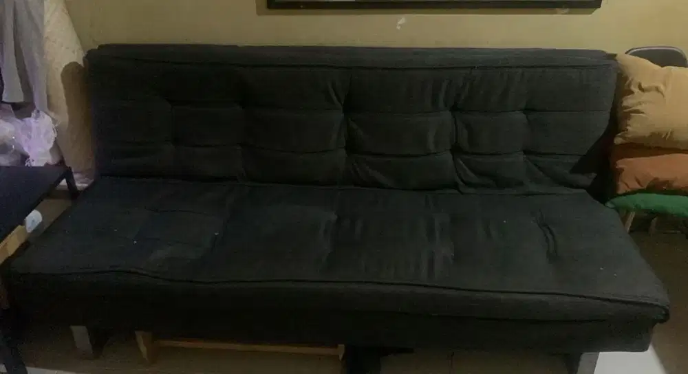 Informa Izzy Sofabed Fabric Indico Abu - Abu tua