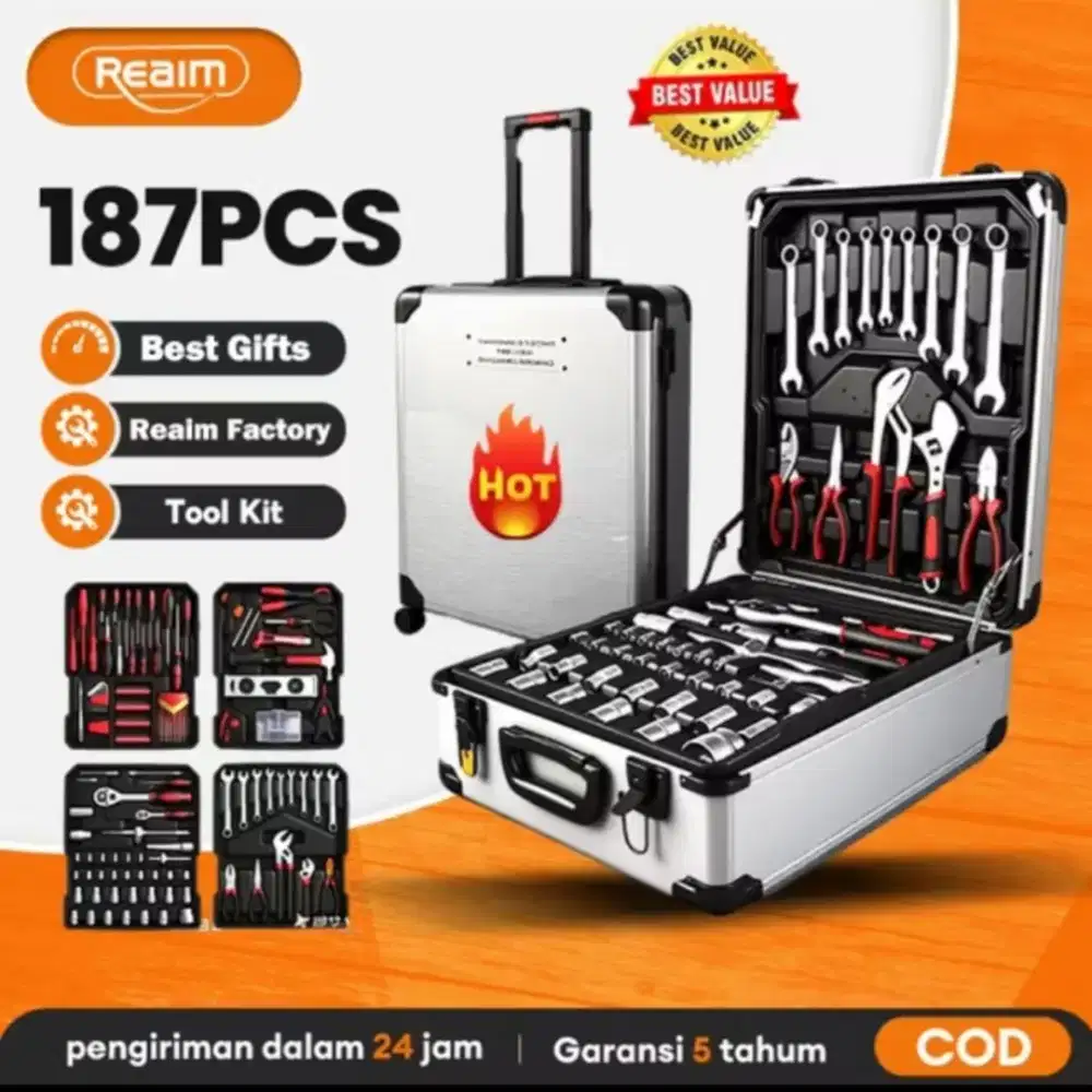 konci motor lengkap 187pcs berkualitas tinggi