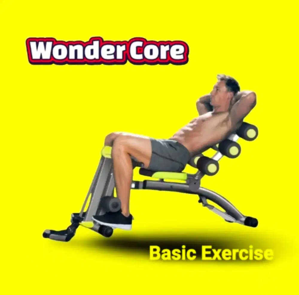 2 Unit Peralatan Olahraga&Kebugaran/Fitness/Gym (Alat Sit Up & Barbel)