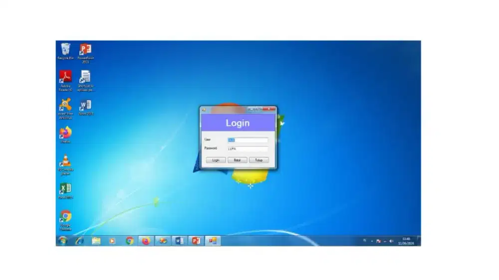 Software atau aplikasi penjualan berbasis desktop