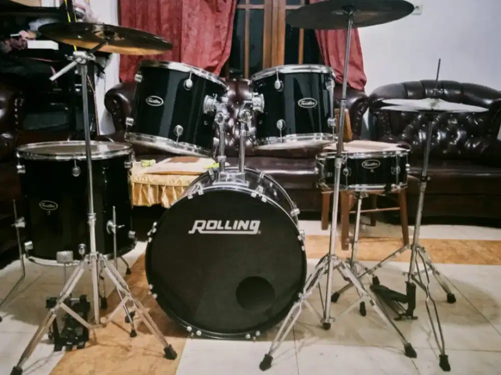 Drum Twister termasuk simbal