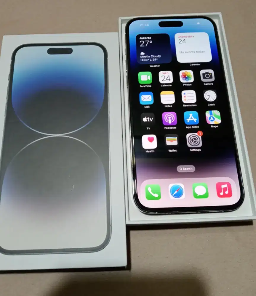iPhone 14pro max 512GB silver ex iBox
