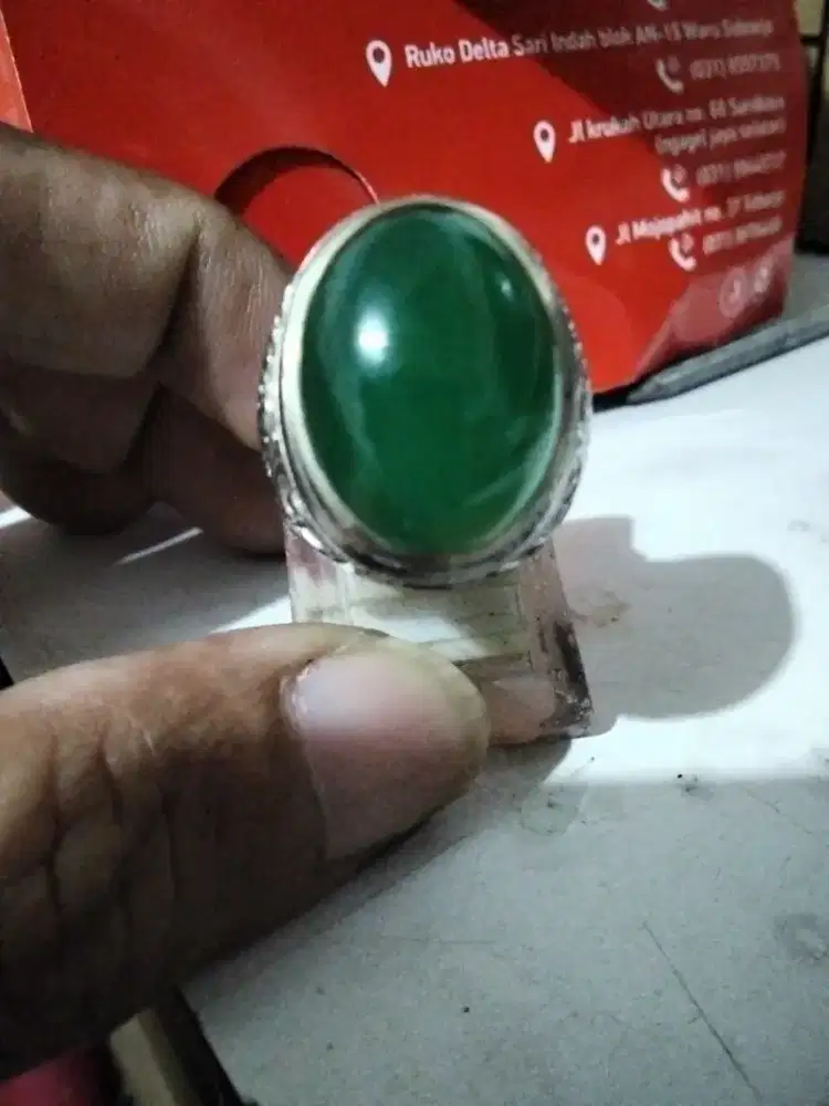 Natural Batu green Calsedone