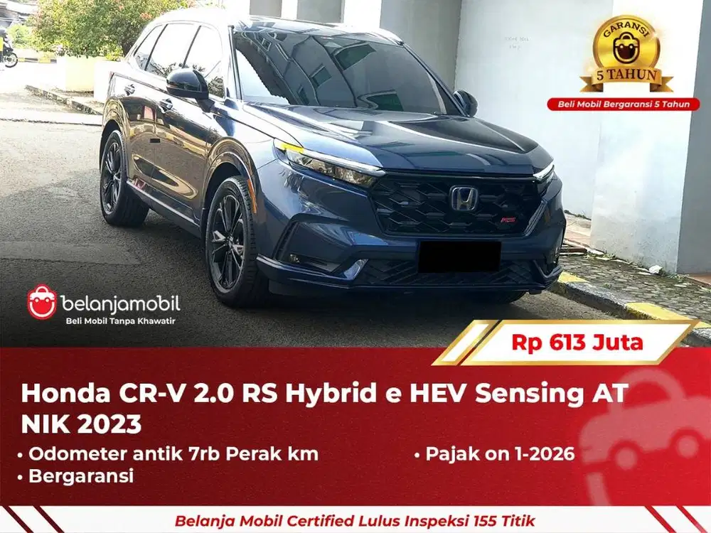 [ GARANSI 5TH ] Honda CR-V CR V CRV 2.0 RS Hybrid e HEV  2023 2024